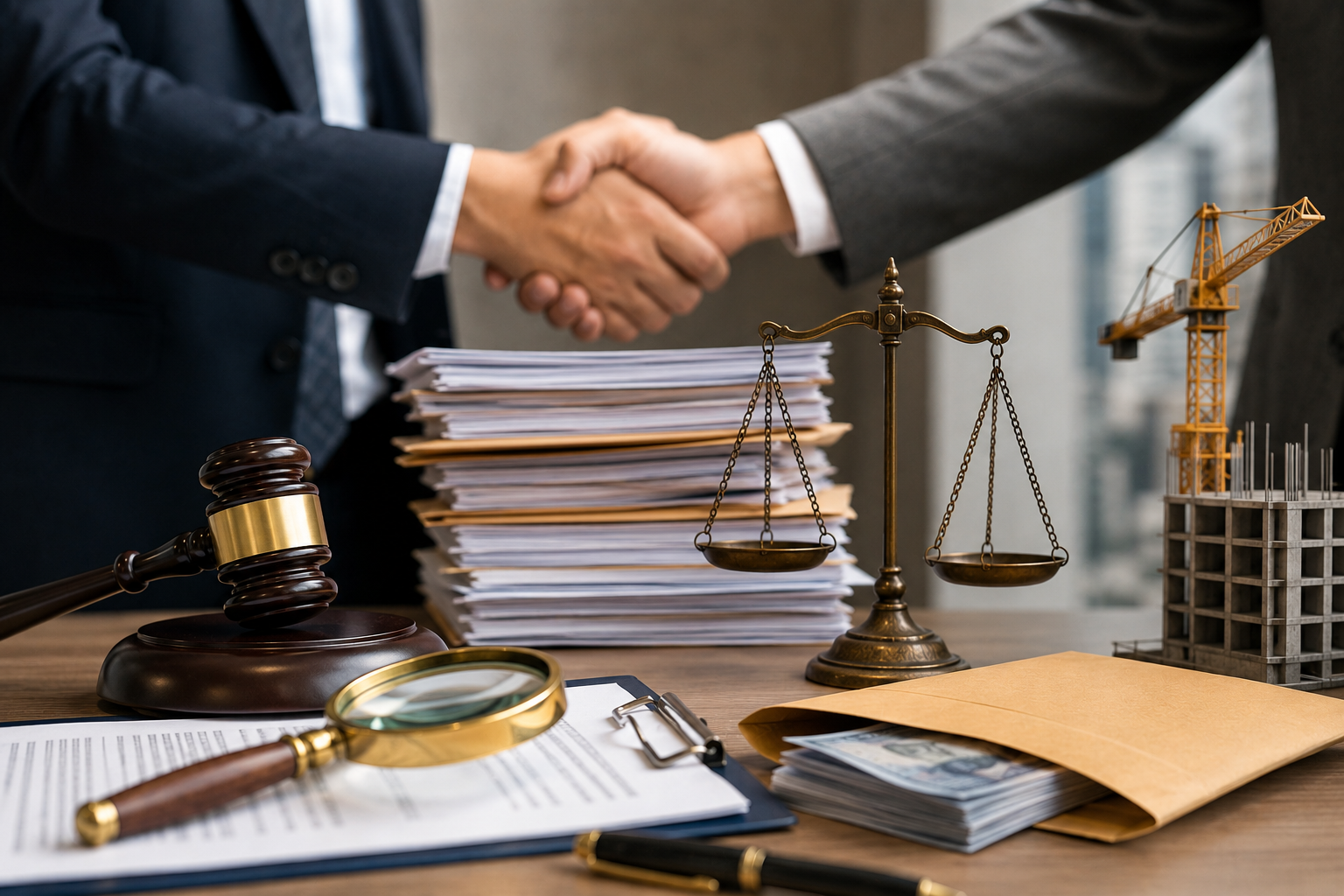 Government procurement documents and contracts with officials discussing a public-sector agreement